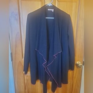 Fresh Produce XS/SM black and pink long sleeve wrap